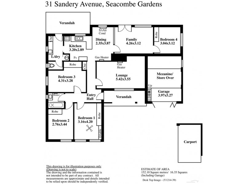 31 Sandery Avenue, Seacombe Gardens SA 5047 Floorplan
