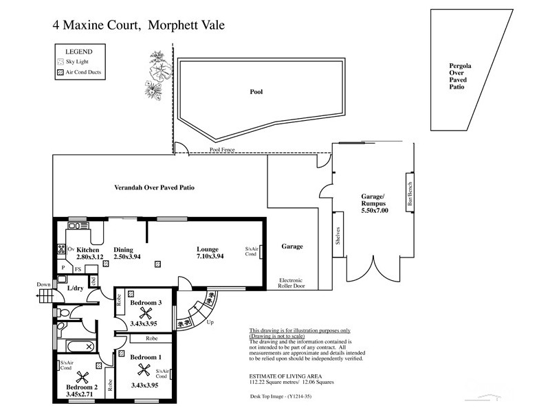 4 Maxine Court, Morphett Vale SA 5162 Floorplan