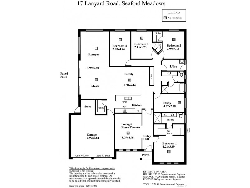17 Lanyard Road, Seaford Meadows SA 5169 Floorplan