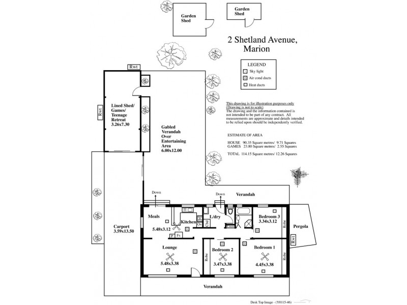 2 Shetland Road, Marion SA 5043 Floorplan