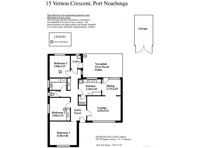 15 Vernon Crescent, Port Noarlunga South SA 5167 Floorplan