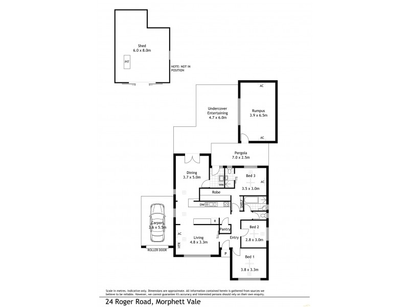 24 Roger Road, Morphett Vale SA 5162 Floorplan