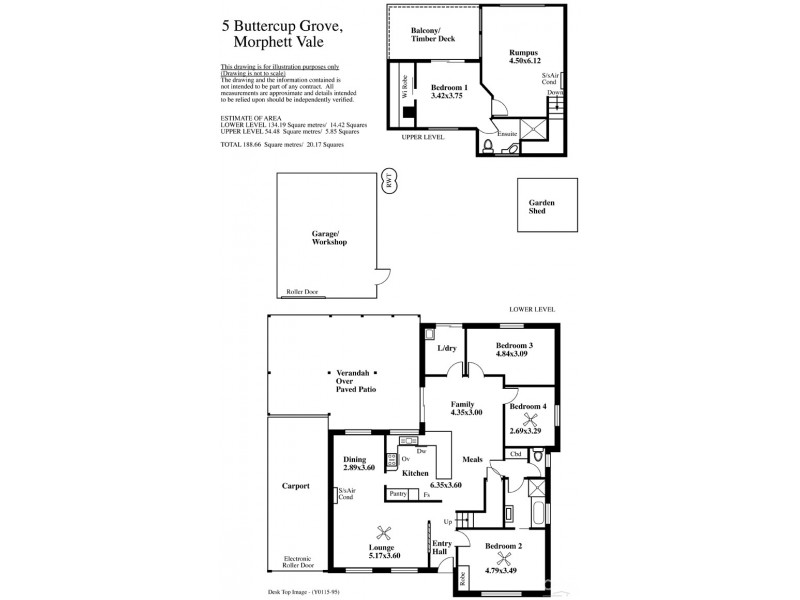 5 Buttercup Grove, Morphett Vale SA 5162 Floorplan