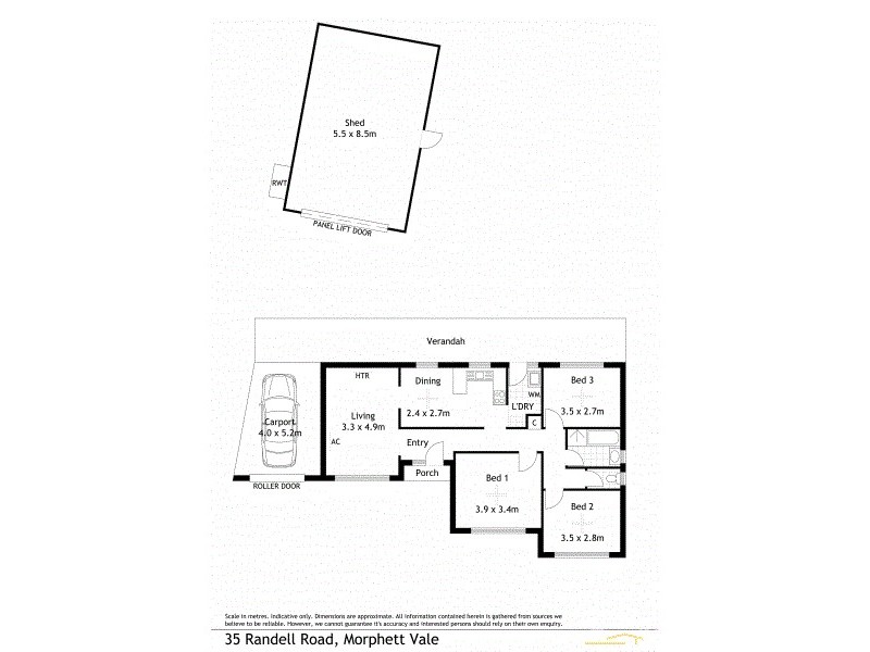 35 Randell Road, Morphett Vale SA 5162 Floorplan