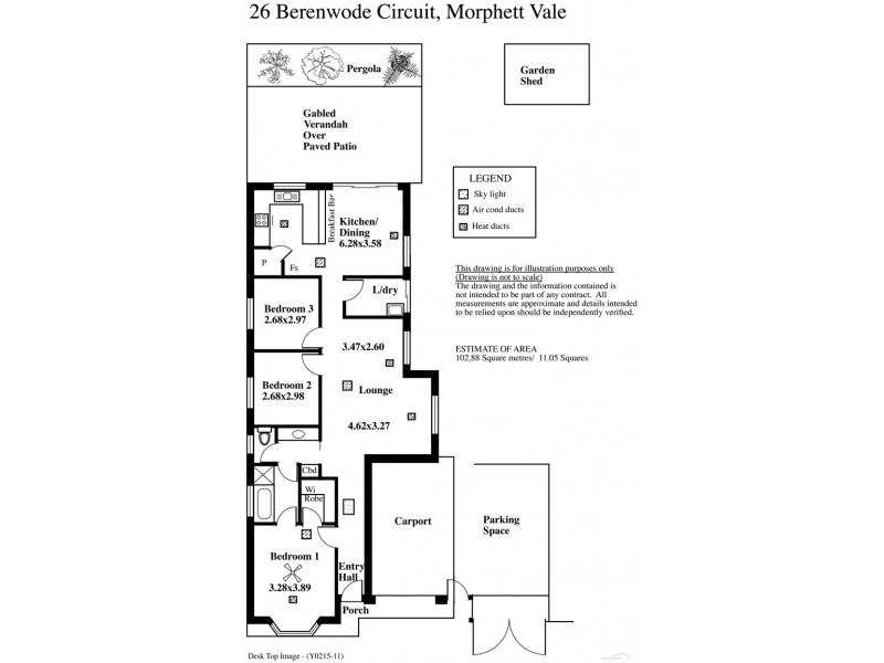 26 Berenwode Circuit, Morphett Vale SA 5162 Floorplan