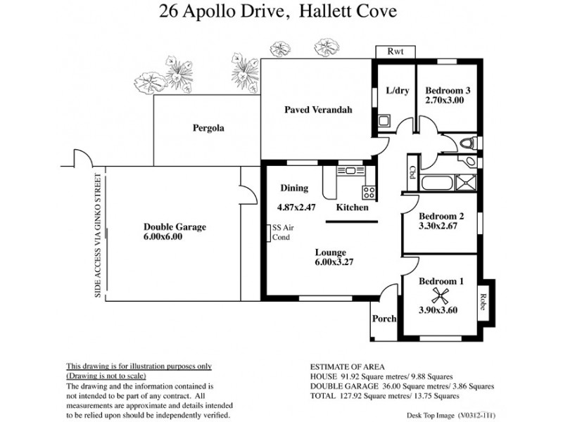 26 Apollo Drive, Hallett Cove SA 5158 Floorplan