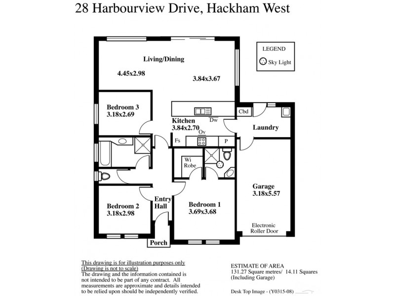 28 Harbourview Road, Hackham West SA 5163 Floorplan