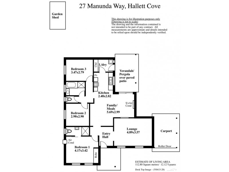 27 Manunda Way, Hallett Cove SA 5158 Floorplan