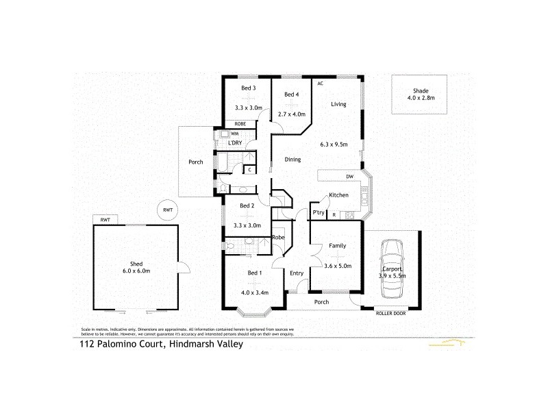 112 Palomino Court, Hindmarsh Valley SA 5211 Floorplan