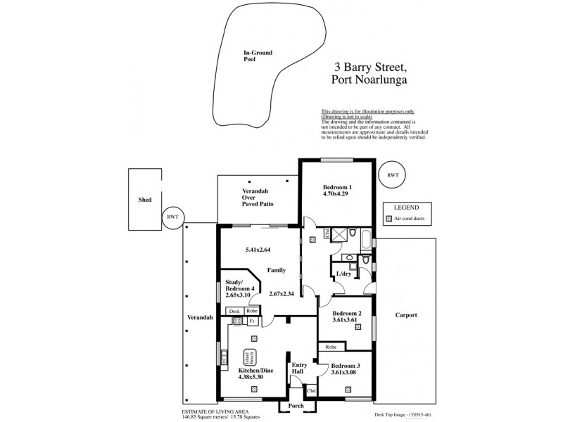 3 Barry Street, Port Noarlunga SA 5167 Floorplan
