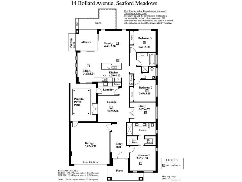 14 Bollard Avenue, Seaford Meadows SA 5169 Floorplan