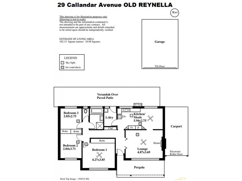 29 Callander Avenue, Old Reynella SA 5161 Floorplan