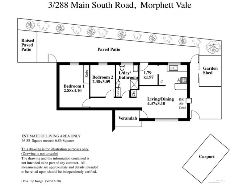 3-288 Main South Road, Morphett Vale SA 5162 Floorplan