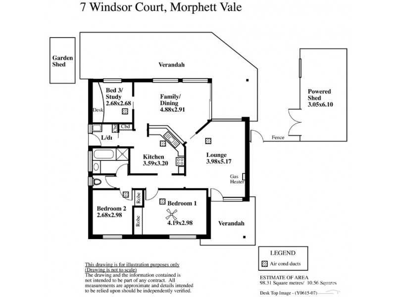 7 Windsor Court, Morphett Vale SA 5162 Floorplan
