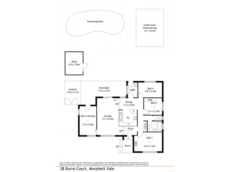 28 Burns Court, Morphett Vale SA 5162 Floorplan