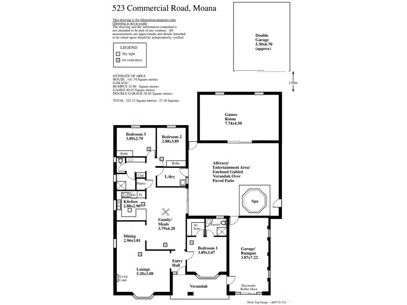 523 Commercial Road, Moana SA 5169 Floorplan