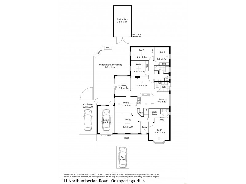 11 Northumberland Road, Onkaparinga Hills SA 5163 Floorplan
