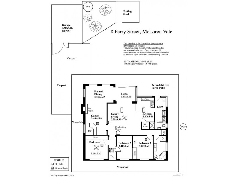 8 Perry Street, Mclaren Vale SA 5171 Floorplan