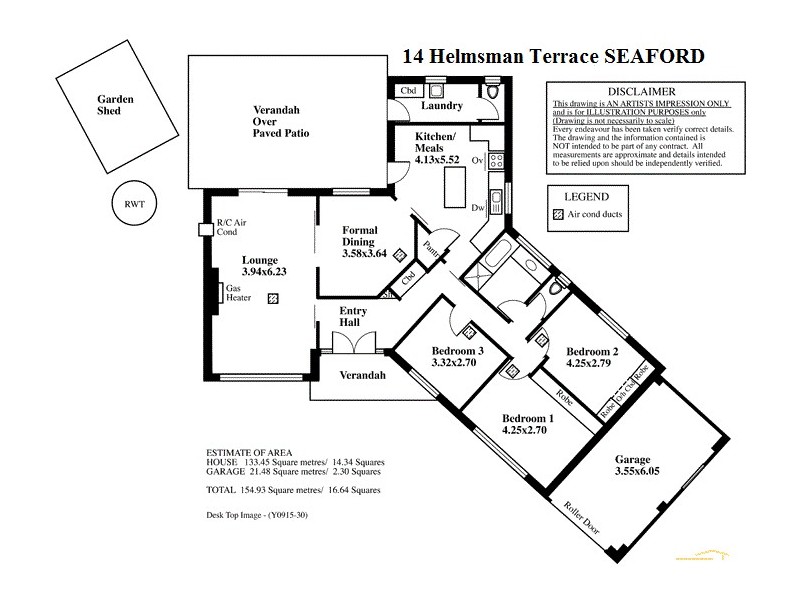 14 Helmsman Terrace, Seaford SA 5169 Floorplan