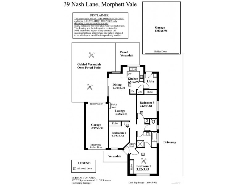 39 Nash Lane, Morphett Vale SA 5162 Floorplan