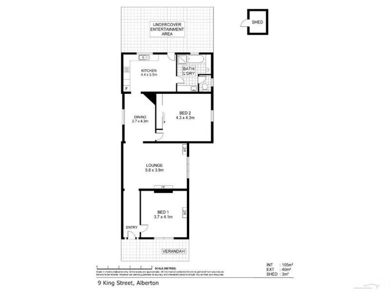 9 King Street, Alberton SA 5014 Floorplan