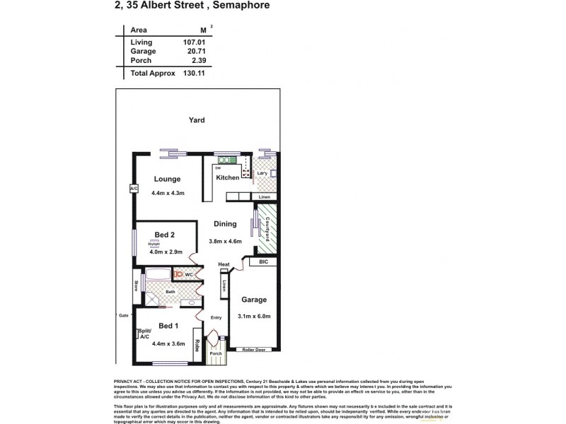 2/35 Albert Street, Semaphore SA 5019 Floorplan