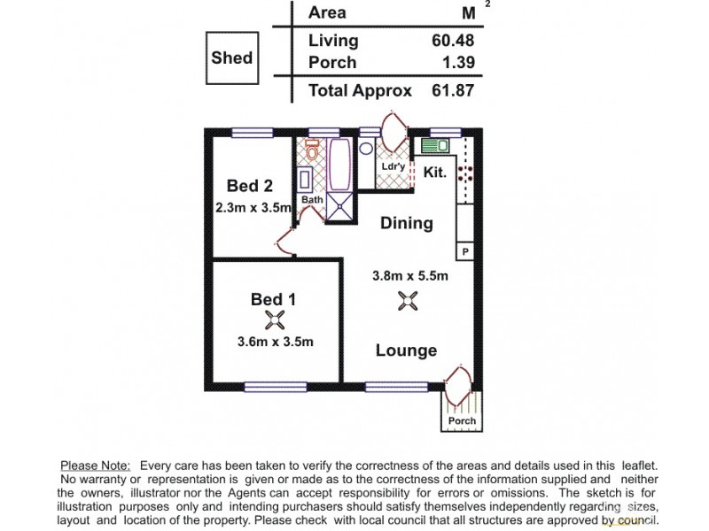 3/17 Cavendish Street, Semaphore SA 5019 Floorplan