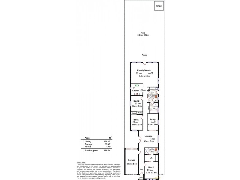 14 Hutley Road, North Haven SA 5018 Floorplan