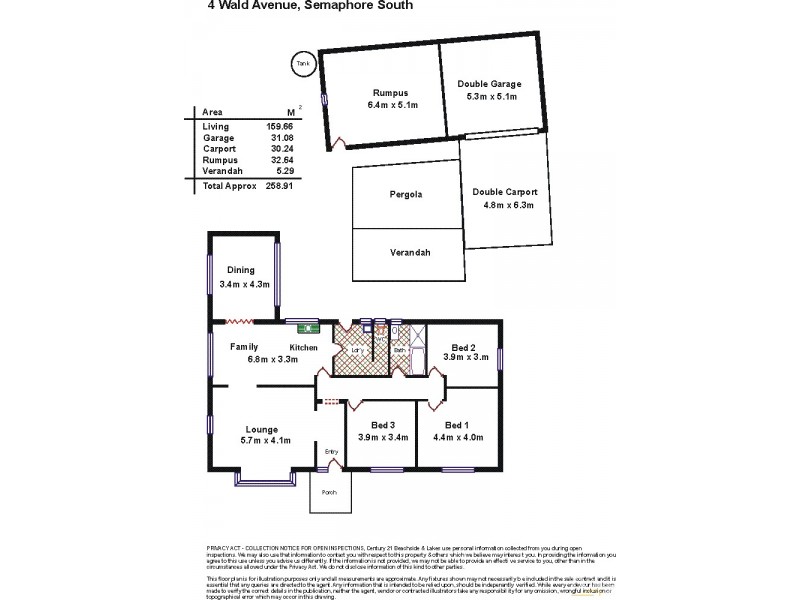 4  Wald Avenue, Semaphore South SA 5019 Floorplan