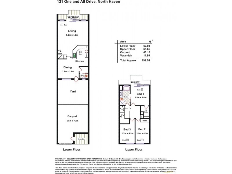 131 One & All Drive, North Haven SA 5018 Floorplan