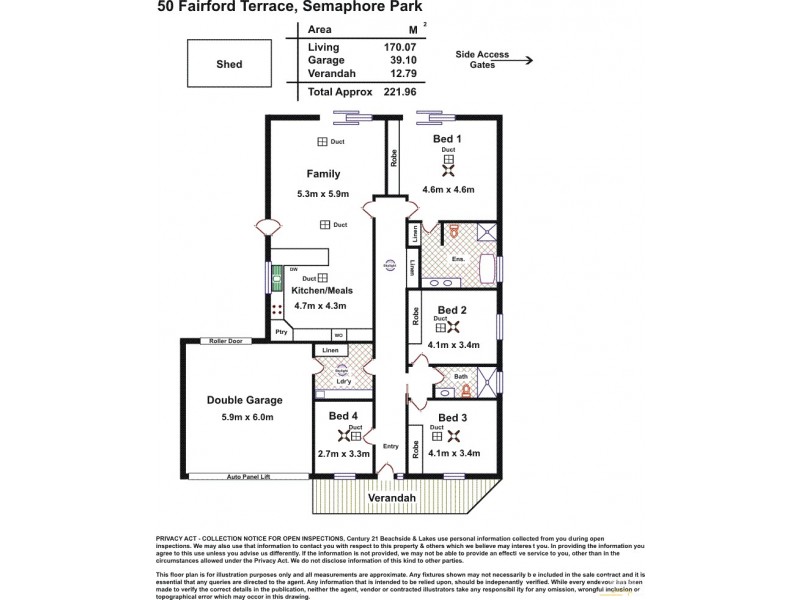 50 Fairford Terrace, Semaphore Park SA 5019 Floorplan