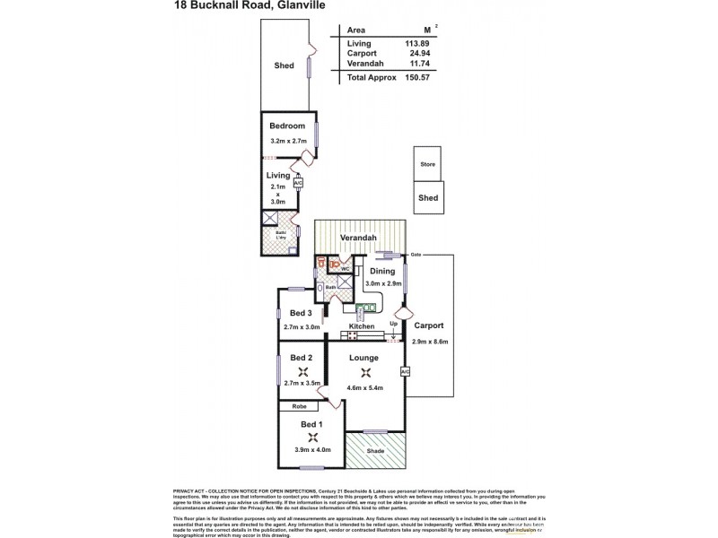 18 Bucknall Road, Glanville SA 5015 Floorplan
