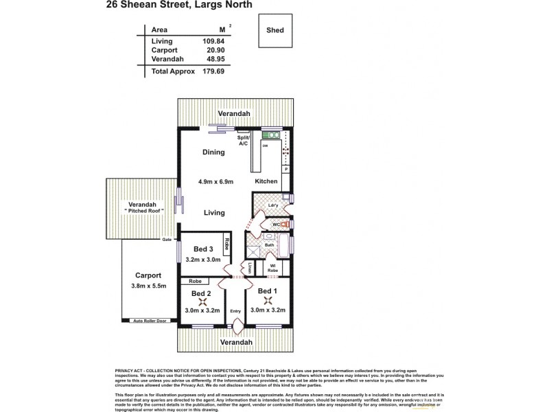26 Sheean Street, Largs North SA 5016 Floorplan