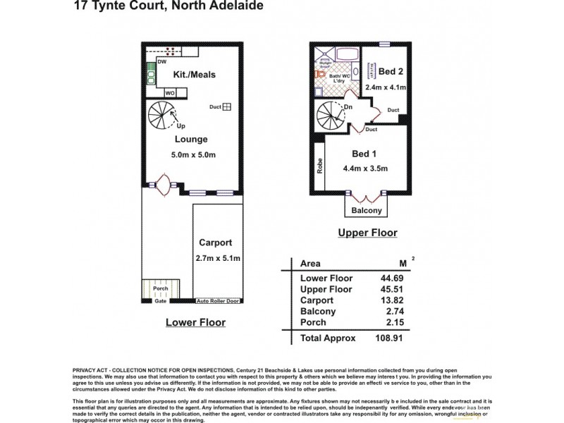 17 Tynte Court, North Adelaide SA 5006 Floorplan
