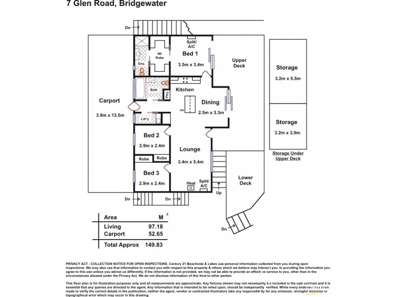 7 Glen Road, Bridgewater SA 5155 Floorplan
