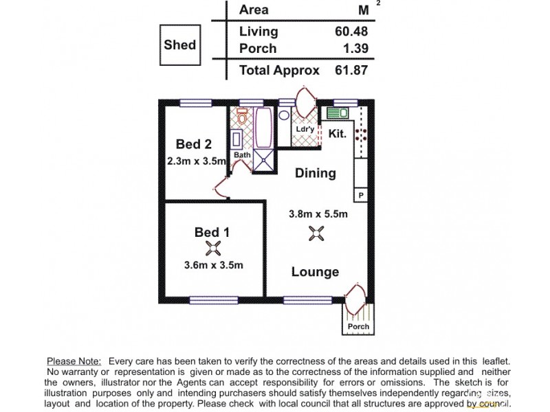 3/17 Cavendish Street, Semaphore SA 5019 Floorplan