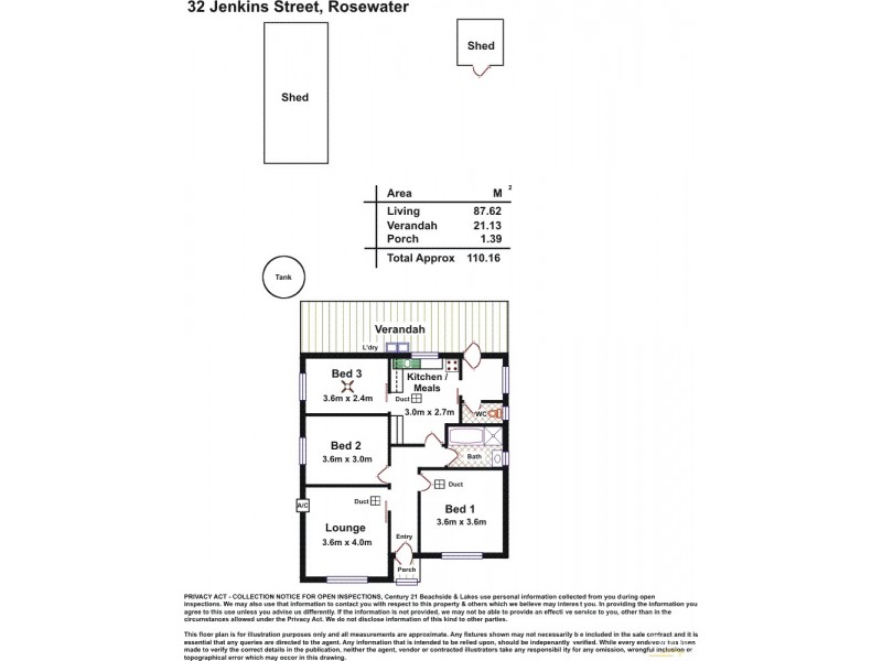 32 Jenkins Street, Rosewater SA 5013 Floorplan