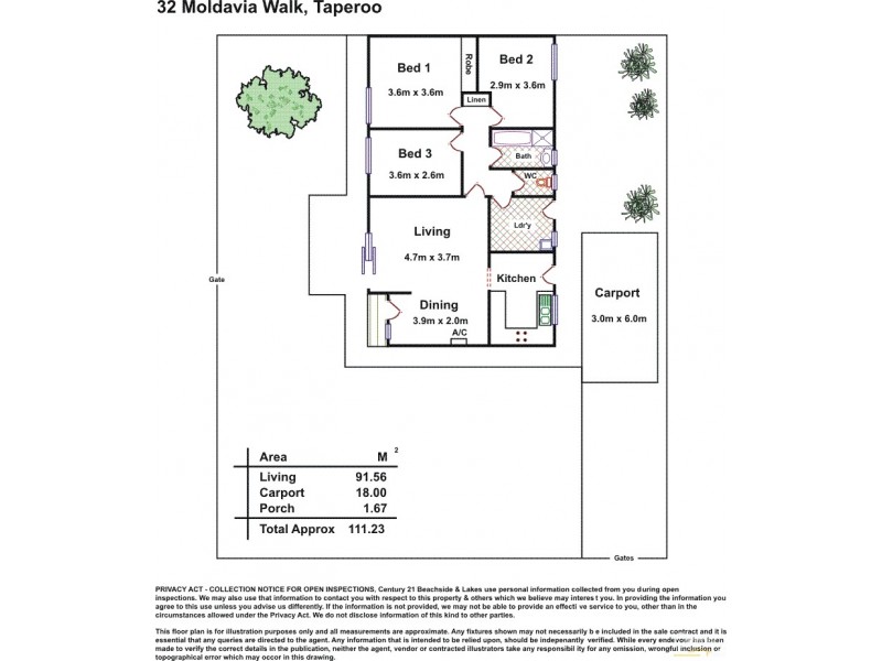 32 Moldavia Walk, Taperoo SA 5017 Floorplan