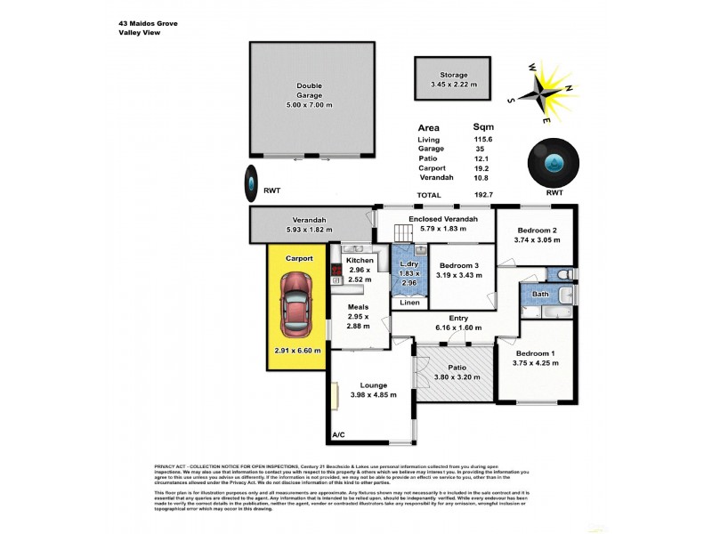 43 Maidos Grove, Valley View SA 5093 Floorplan
