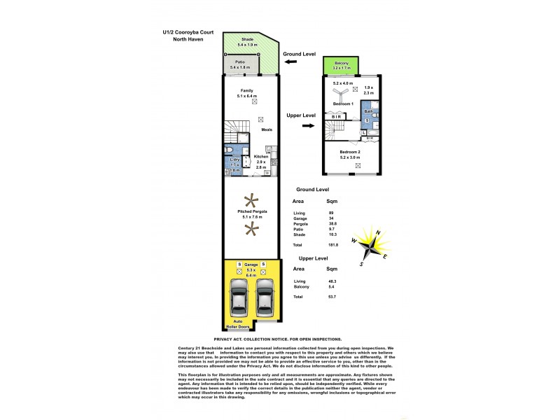 1/2 Cooroyba Court, North Haven SA 5018 Floorplan