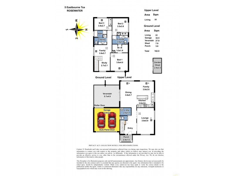 5 Eastbourne Terrace, Rosewater SA 5013 Floorplan