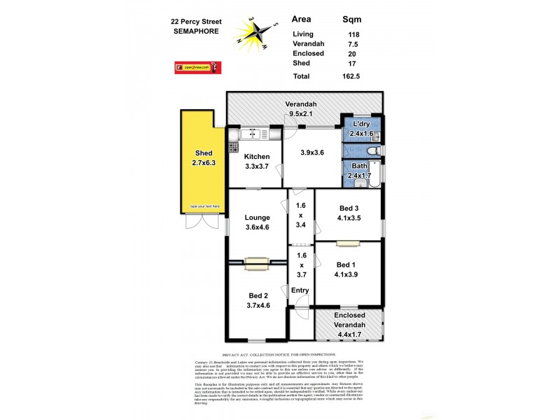 22 Percy Street, Semaphore SA 5019 Floorplan
