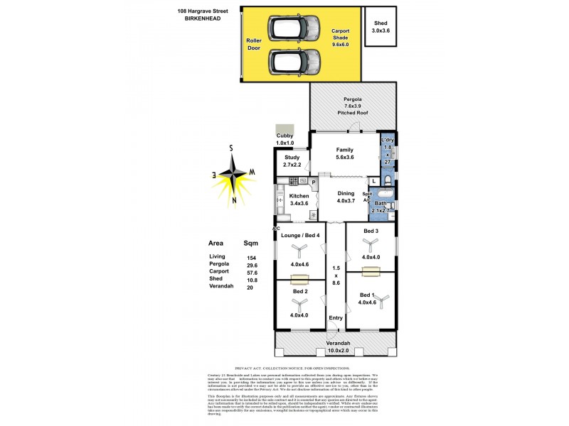 108 Hargrave Street, Birkenhead SA 5015 Floorplan