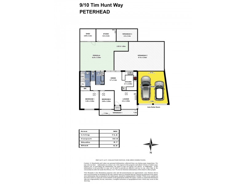 9/10 Tim Hunt Way, Peterhead SA 5016 Floorplan