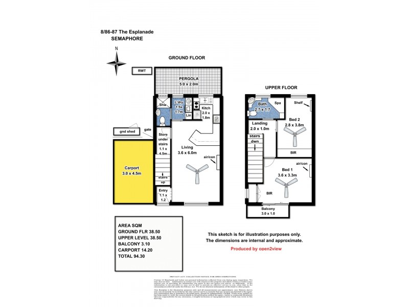 8/86-87 Esplanade, Semaphore SA 5019 Floorplan