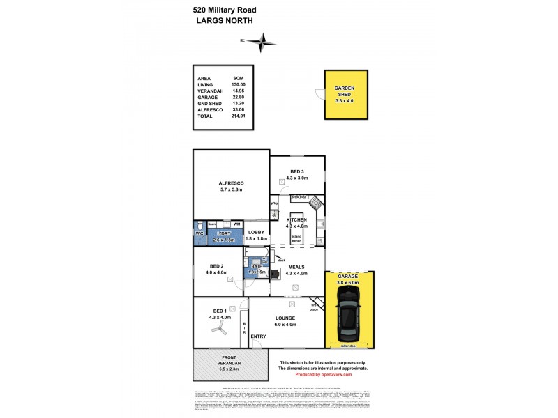 520 Military Road, Largs North SA 5016 Floorplan