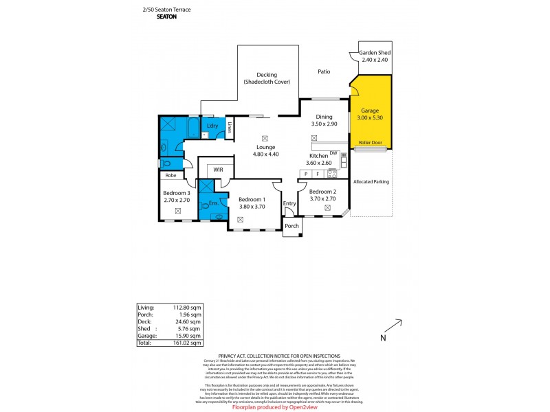 2/50 Seaton Terrace, Seaton SA 5023 Floorplan