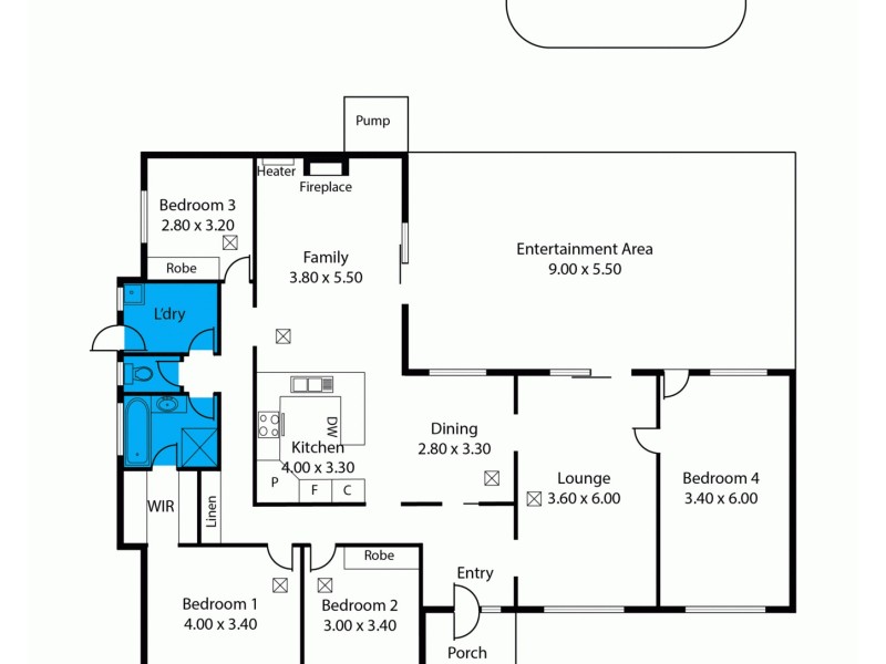 29 Merle Marten Drive, North Haven SA 5018 Floorplan