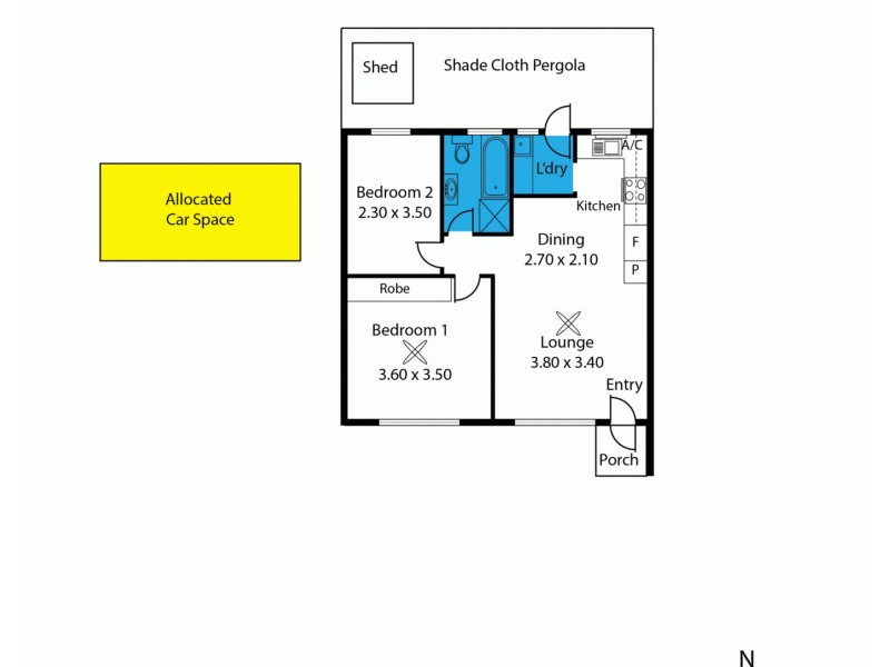 3/17 Cavendish Street, Semaphore SA 5019 Floorplan