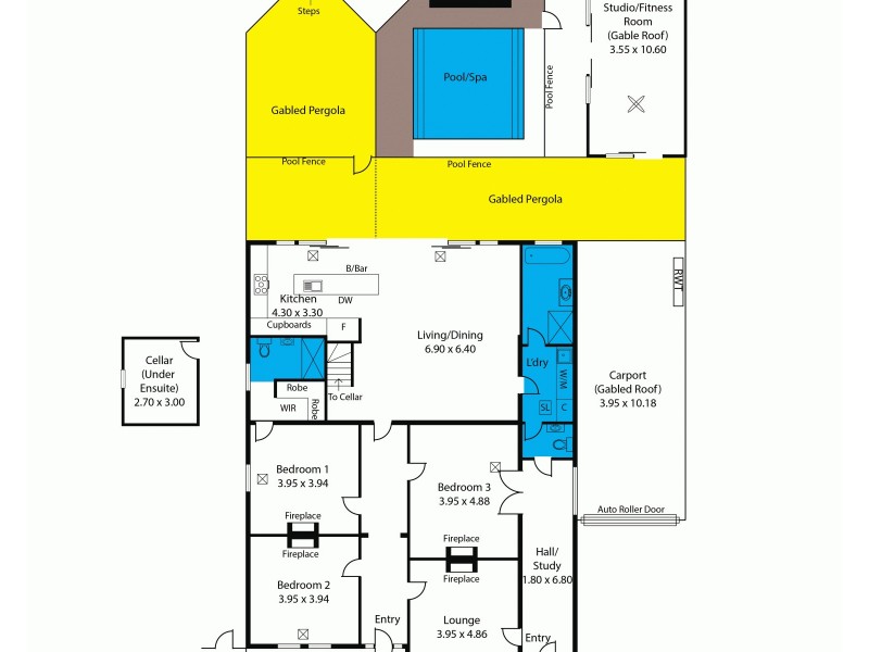 413 Military Road, Largs Bay SA 5016 Floorplan